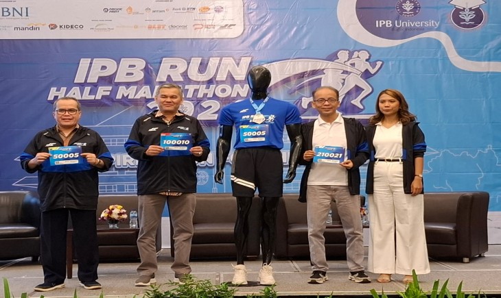 IPB RUN HALF MARATHON 2024 yang akan digelar pada Minggu (6/10/2024) mendatang di Kampus IPB University Dramaga. (Foto: Dok. Humas IPB)