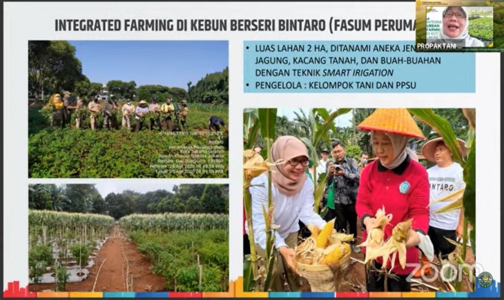 Bimtek Propaktani Episode 1012 berjudul “Integrated Urban Farming di Kota Jakarta” (Kamis/21-09-2023). (Dok. Kementan)