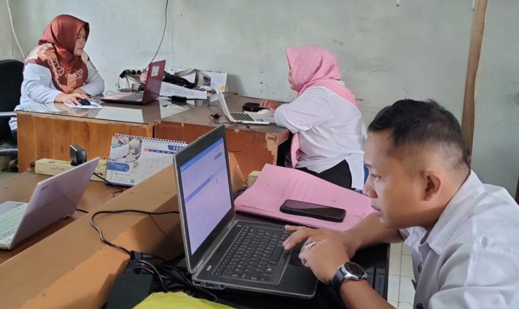 Suasana seleksi open bidding jabatan di Dinas Pertanian Kabupaten Tulang Bawang. (Sumber Foto tulangbawangkab.go.id)