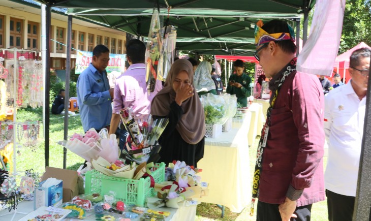 SMK-PP Negeri Banjarbaru sebagai PPIU Kalimantan Selatan kembali menggelar Pameran Pertanian atau Open Day. (Foto: Dok. Kementan)