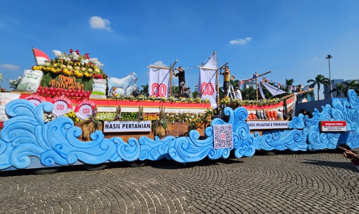 Kementan-KKP Siap Hadirkan Kapal Phinisi di Karnaval Kemerdekaan: Simbol Kedaulatan Pangan dan Ekonomi Biru. (Foto: Dok. Kementan)