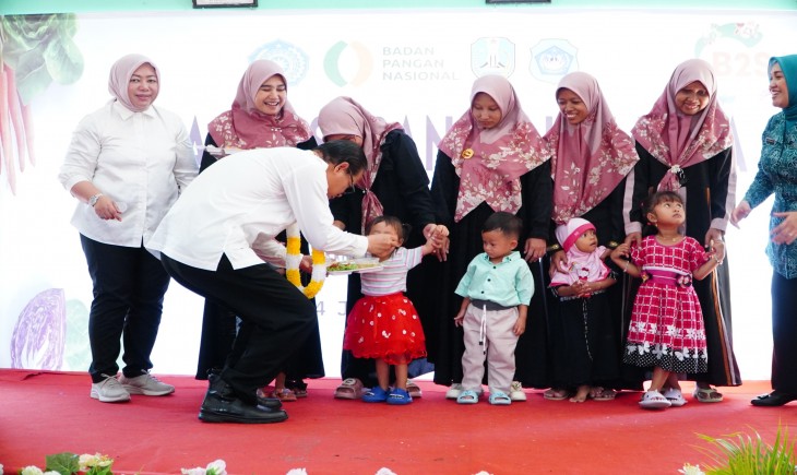 NFA luncurkan Rumah Pangan B2SA (Beragam, Bergizi, Seimbang, dan Aman) di Lamongan, Jawa Timur pada Jumat (14/6/2024). (Foto: Dok. Kementan)