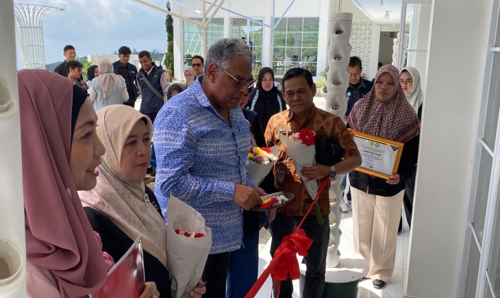 Foto : Tim International Fund for Agricultural Development (IFAD) melakukan kunjungan lapang selama 2 hari di Polbangtan Bogor pada Kamis (2/5/2024), dan di Cianjur pada Jumat (3/5/2024).