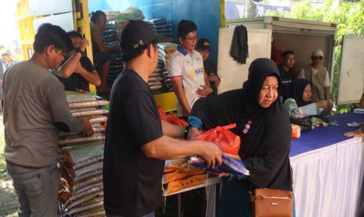 Gerakan Pangan Murah (GPM) di Kecamatan Singkawang Tengah, Kamis (20/11/2025). (Foto : Kominfo Kota Singkawang)