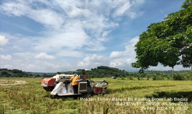 Luas Panen Terus Bertambah, Sumbawa NTB Surplus Beras. (Foto: Dok. Kementan)