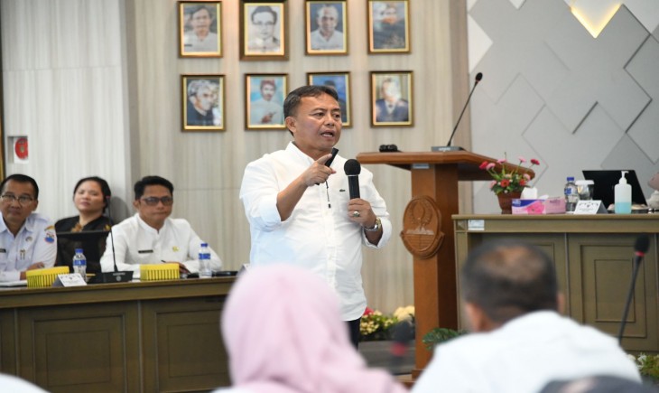 Sekertaris Daerah Provinsi Jawa Barat, Herman Suryatman dorong kesuksesan Survei Status Gizi Indonesia.