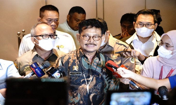 Foto : Mentan Syahrul Yasin Limpo.