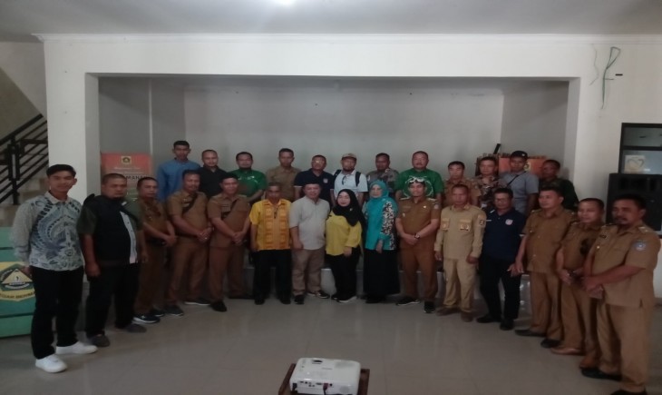 Sejumlah Kades, BPD, dan Bumdes Kecamatan Pelangga kunjungi Desa Sukamanah. (Dok PanganNews.id)
