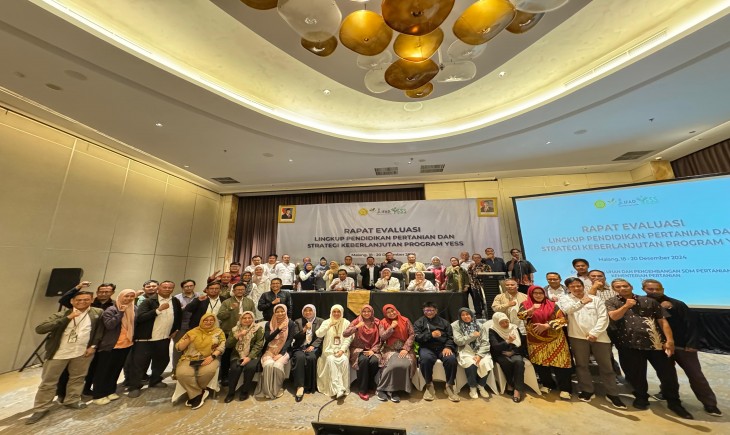 Foto : Rapat Evaluasi Lingkup Pendidikan Pertanian dan Strategi Keberlanjutan Program YESS yang berlangsung di Malang pada 18-20 Desember 2024.