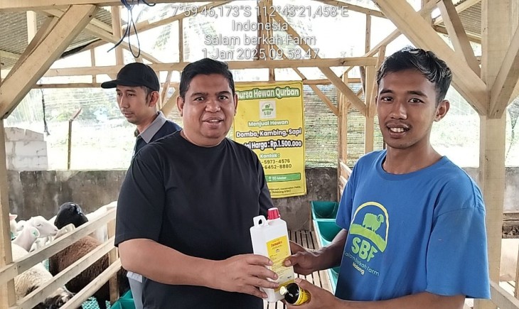 Respons Cepat Tim BBIB Singosari Tindaklanjuti Laporan Kasus Ternak di Salam Berkah Farm, Malang. (Foto: Dok. Kementan)