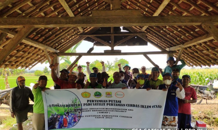 Foto : Persiapan Pelaksanaan Demplot Pengembangan CSA dan Pelaksanaan CSA Satelit Saung Tani Kelompok Tani Harapan Mukti Desa Jatirenggang.