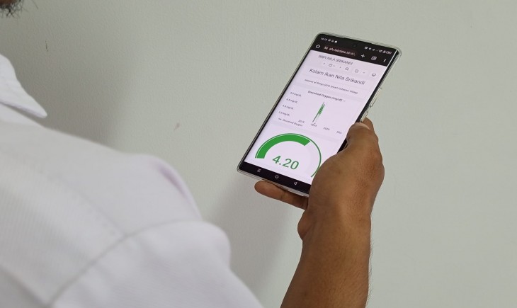 Aplikasi untuk memonitor budidaya ikan lewat smarphone (kkp.go.id