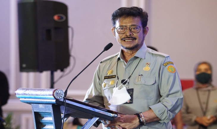Foto : Mentan SYL dalam Rapat Kordinasi (Rakor) Pengembangan Hortikultura .