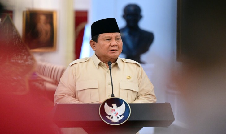Presiden Republik Indonesia, Prabowo Subianto. (Foto : Kantor Staf Kepresidenan)