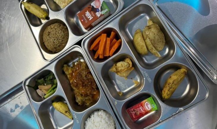Salah satu menu Makan Bergizi Gratis. (Foto : Doc. Biro Hukum dan Humas BGN)