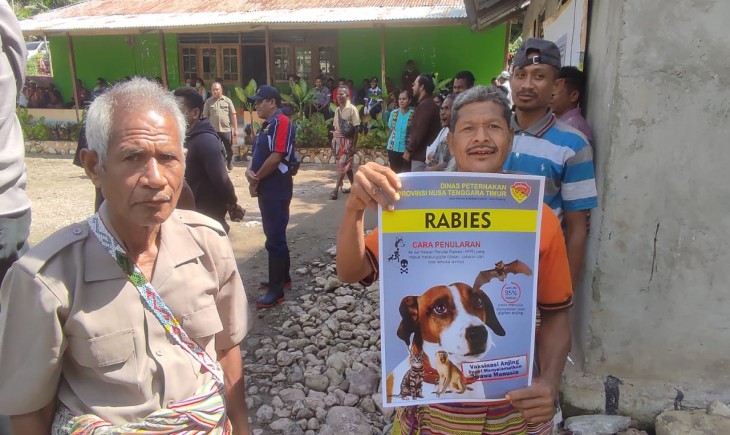 Dalam rangka merespon peningkatan kasus rabies di beberapa daerah Kementan mengambil langkah dengan menyediakan vaksin rabies tambahan untuk hewan. (Dok.Kementan)