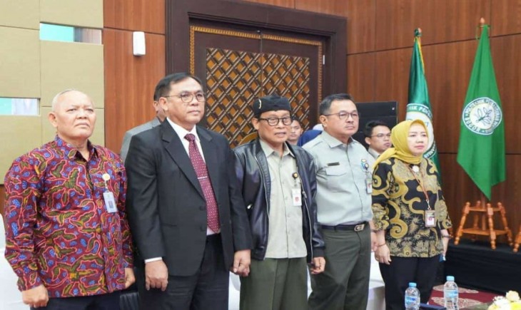 Foto : Agenda wisuda nasional Politeknik Pembangunan Pertanian (Polbangtan) dan Politeknik Enjiniring Pertanian Indonesia (PEPI), Kamis 29 Agustus 2024 di Auditorium PEPI.