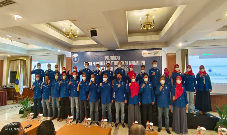 Foto : Pelantikan DPP HA IPB Periode 2021-2025 .