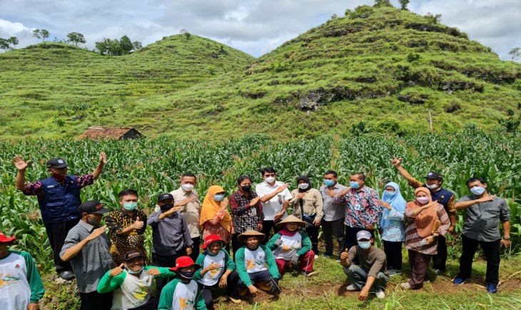 Foto : Kementerian Pertanian Bersama Para Petani Gunungkidul.