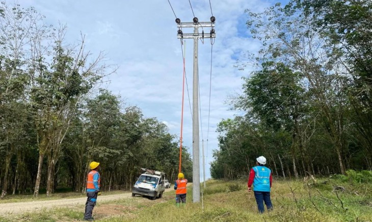 Kehadiran Listrik di Aliantan Bawa Harapan Baru bagi Masyarakat. (Foto : Antara)