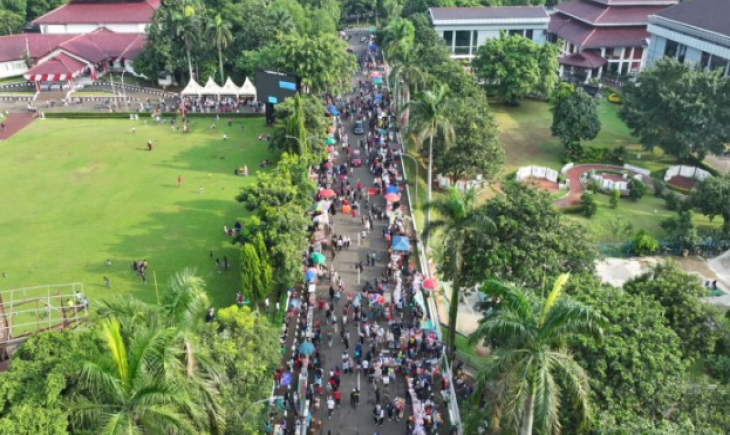 Foto: Bupati Bogor Dorong UMKM Tumbuh Melalui Car Free Day Tegar Beriman.