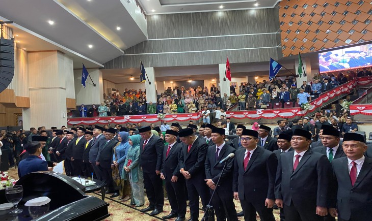 Pelantikan DPRD Kabupaten Bogor periode 2024-2029. (dok pribadi)