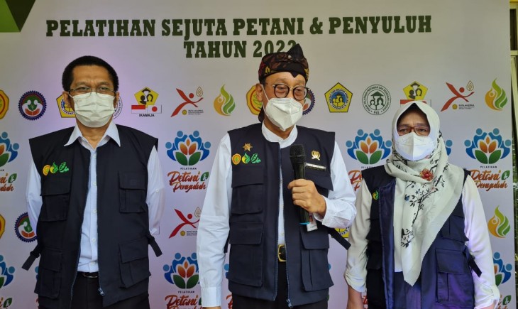 Foto : Pelatihan Satu Juta Petani dan Penyuluh dengan Peserta Berasal dari Seluruh Wilayah Indonesia.