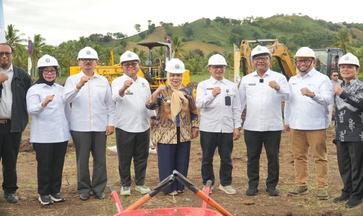 Groundbreaking Ayam Terintegrasi Gorontalo, Langkah Besar untuk Ekonomi Lokal. (Foto: dok. Kementan)