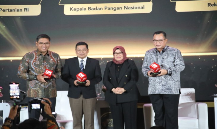Forum Business Summit bertajuk Redefining Food Sovereignty for Indonesia’s Future yang diselenggarakan oleh CNN Indonesia pada Jumat, (20/12/2024). (Foto: Dok. Kementan)