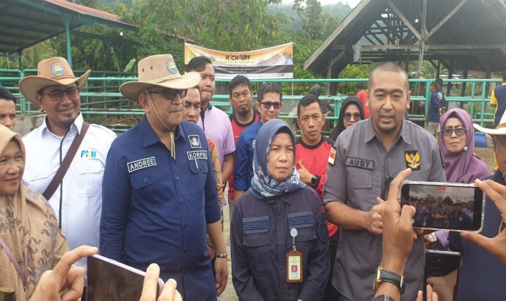 Foto : Pemerintah Provinsi Sumatera Barat menargetkan 714.452 ekor ternak divaksin tahun 2023 ini.