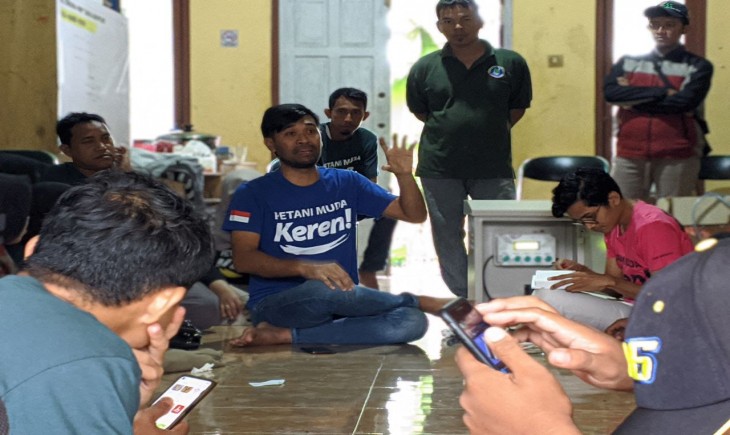Foto : Petani Milenial asal Bali, Bli Gede Agung Wedhatama.