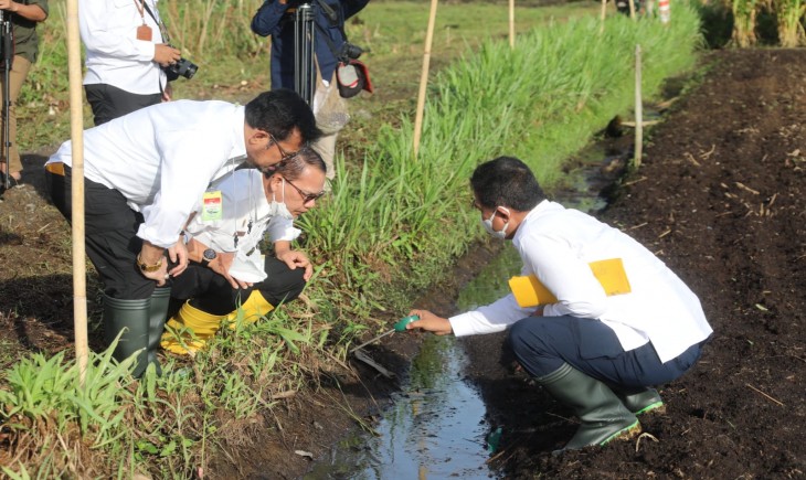Foto : Kementan Mendorong Gerakan Panen Air sebagai Antisipasi Musim Kemarau 2022.