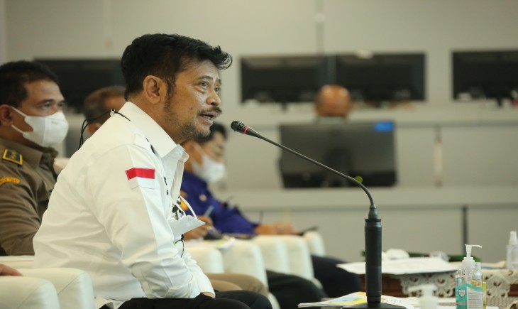 Foto : Penghargaan atas Kinerja Anggaran Kementerian Pertanian (Kementan) tahun 2020 oleh Kemenkeu.
