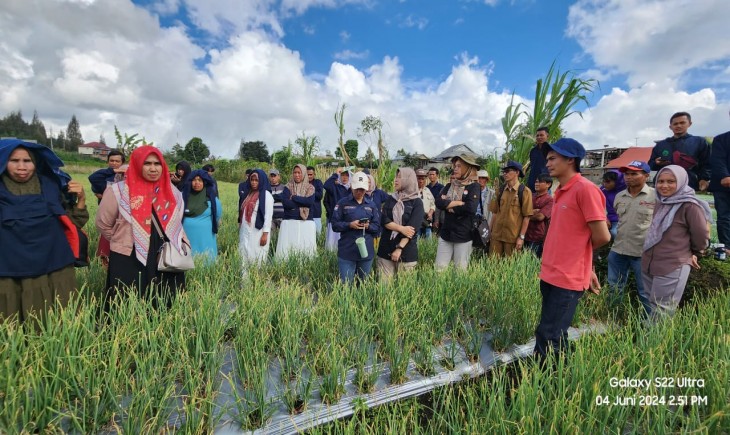 Kementan akan fokus pada pengembangan Kampung Perlindungan Hortikultura di Kampung Bawang Merah Lembah Gumanti, Solok, Sumatera Barat. (Foto: Dok. Kementan)