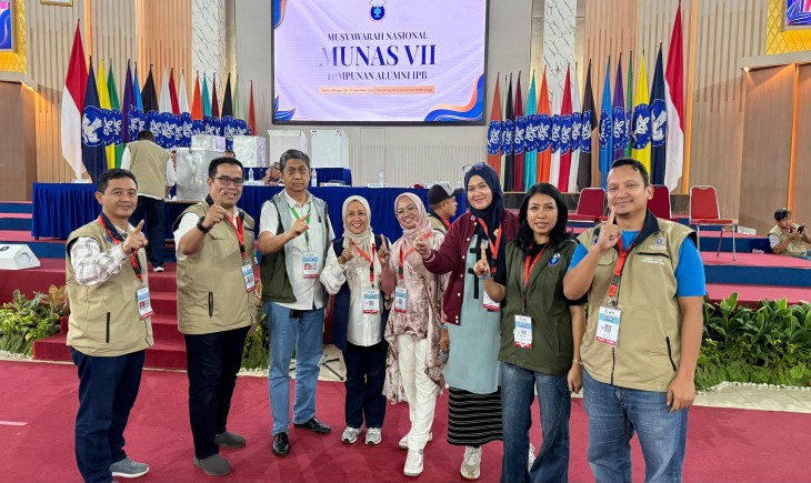 Foto: Fauzi Amro dan Anggawira Terpilih Pimpin DPP Himpunan Alumni IPB periode 2025 - 2029.