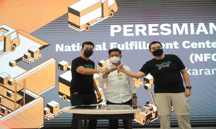 Foto : Peresmian NFC Milik TaniHub oleh Mentan SYL.