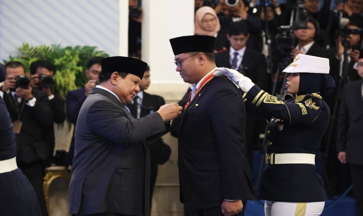 Sudaryono: Anak Petani Desa yang Terima Bintang Kehormatan dari Istana Negara. (foto: dok. kementan)