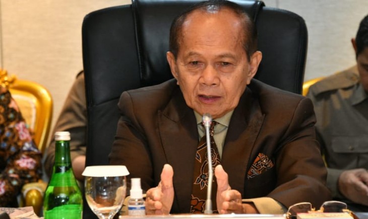 Wakil Ketua MPR RI, Syarief Hasan, menyoroti penolakan kebijakan ekspor pasir laut, peraturan pemerintah No. 26 tahun 2023 tentang Pengelolaan Hasil Sedimentasi Laut. (MPR RI)