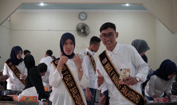 Foto : Perwakilan Kota Banjarbaru Nanang dan Galuh.
