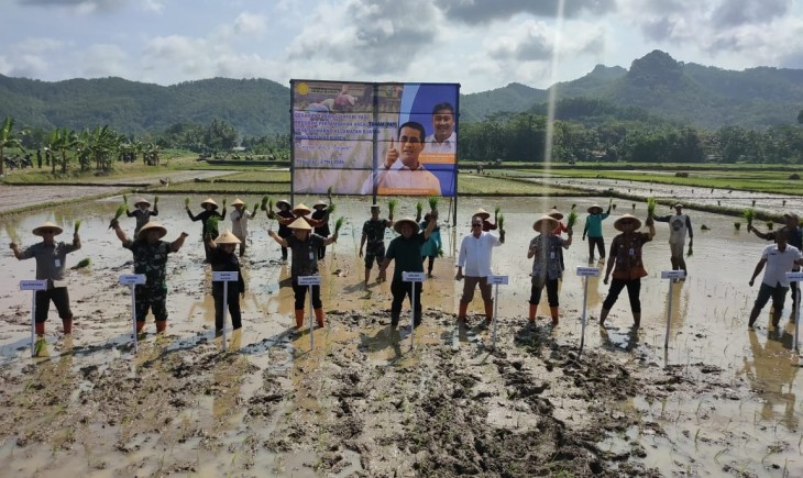 Peninjauan lokasi pompanisasi di Desa Buayan, Kecamatan Buayan, Kabupaten Kebumen. (Foto: Dok. Kementan)
