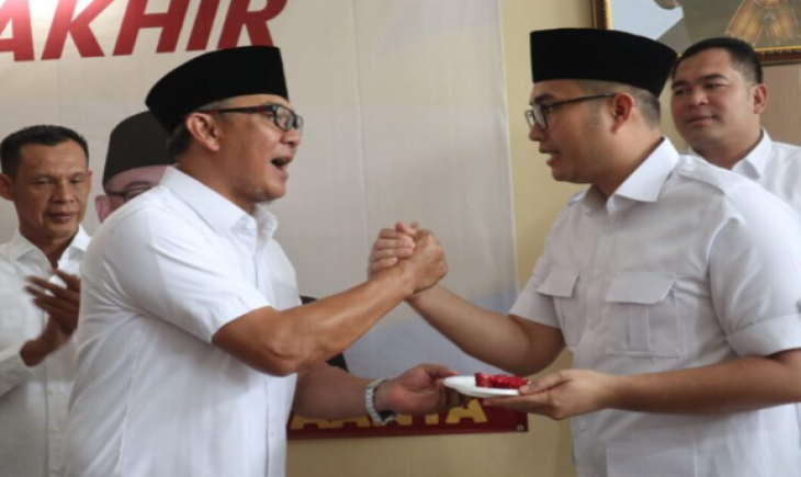 Foto: Wasekjen Partai Gerindra, Sastra Winara, menghadiri peringatan Hari Ulang Tahun (HUT) ke-17 Partai Gerindra.
